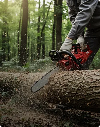 Бензиновая цепная пила